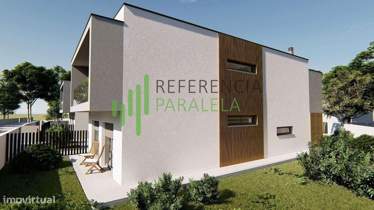 Apartamento T1 Moderno com Logradouro e Garagem em Vila Nova de Anh...-8