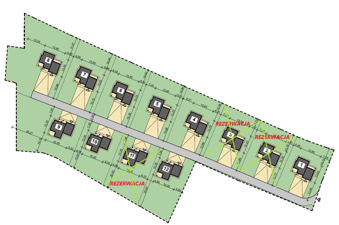 Działka z pozwoleniem na budowę i projektem domu-1