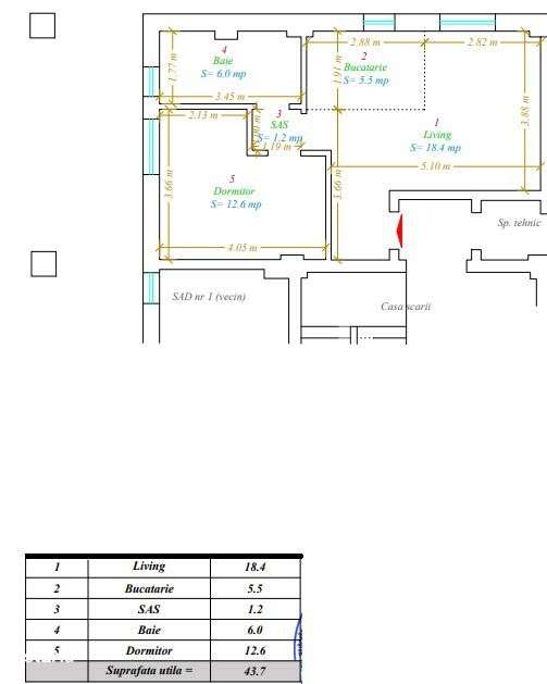 SX688 2 Camere - Sud Plaza - Disponibil Imediat-10