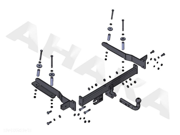 Hak Holowniczy Odkręcany Do Honda Accord Sedan, Hatchback 1998-2002 - 3