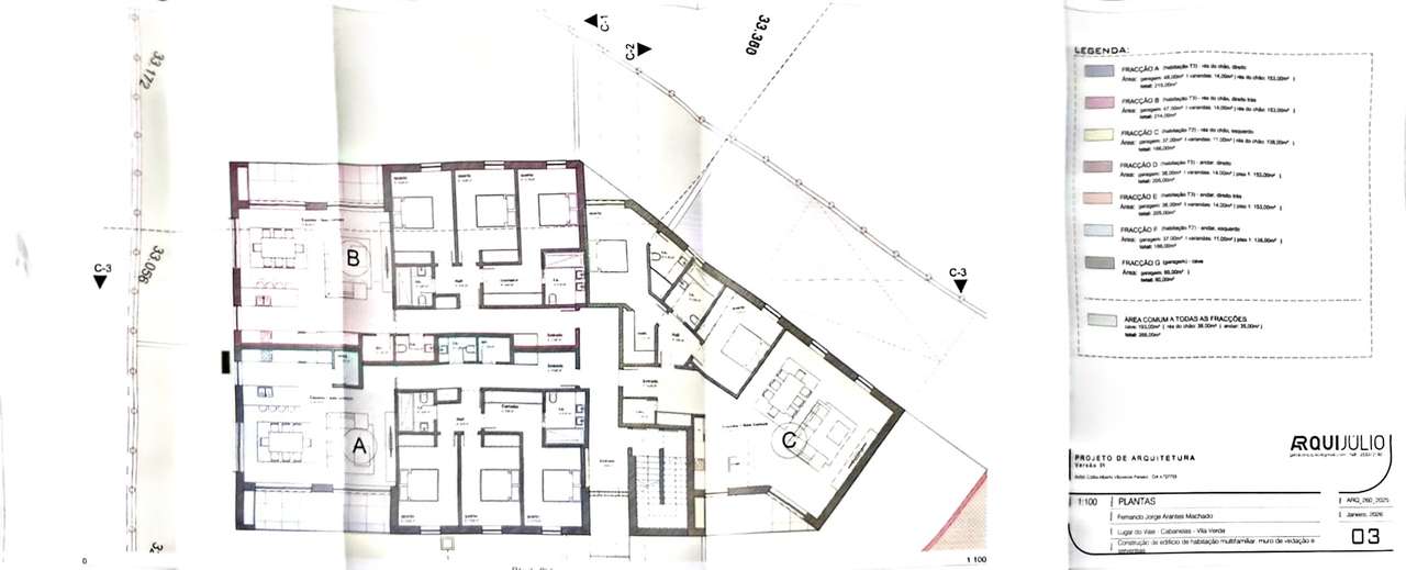 APARTAMENTO T3 NOVO COM 378M2 LOGRADOURO-15
