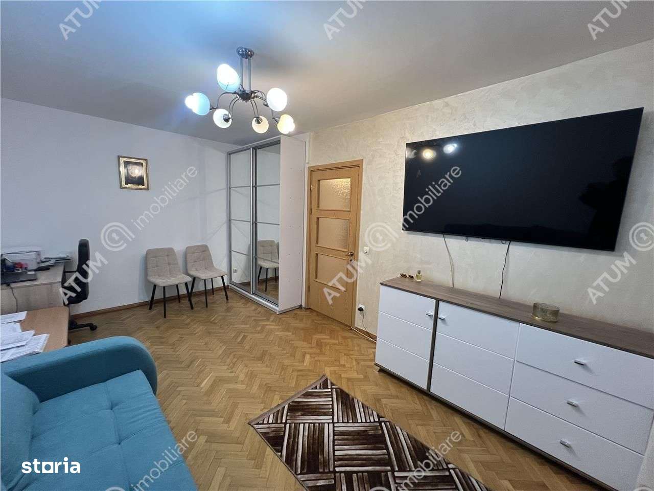 Apartament de 2 camere cu balcon si pivnita zona Vasile Aron din Sibiu-1