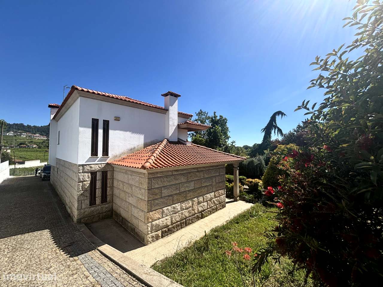 Belíssima Quinta T5 com produção ativa de Vinhas-41