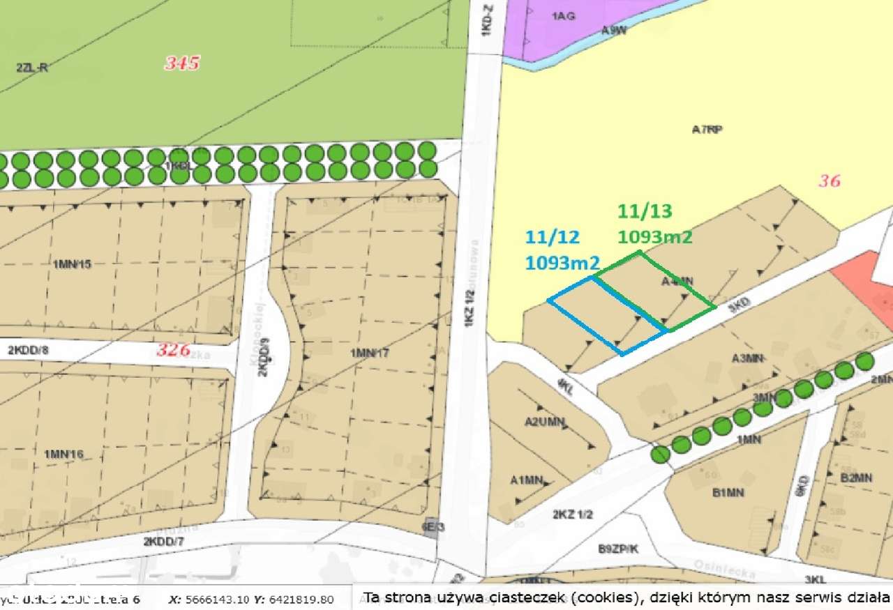 Działka budowlana Jerzmanowo - Pełny obrazek: 2/2