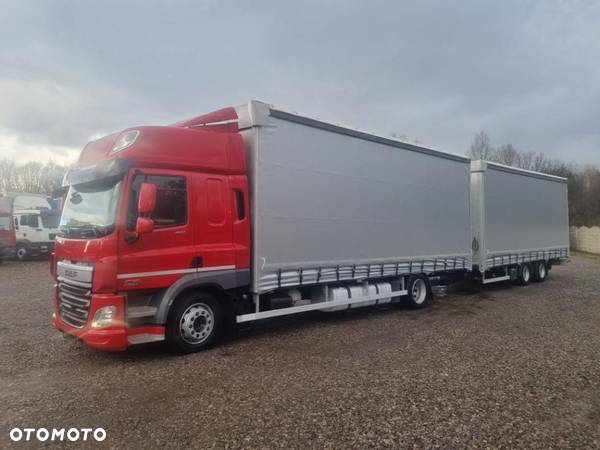 DAF CF 400 / JUMBO / ZESTAW / PRZYCZEPA / FIRANKA / ACC / EURO 6 - 6