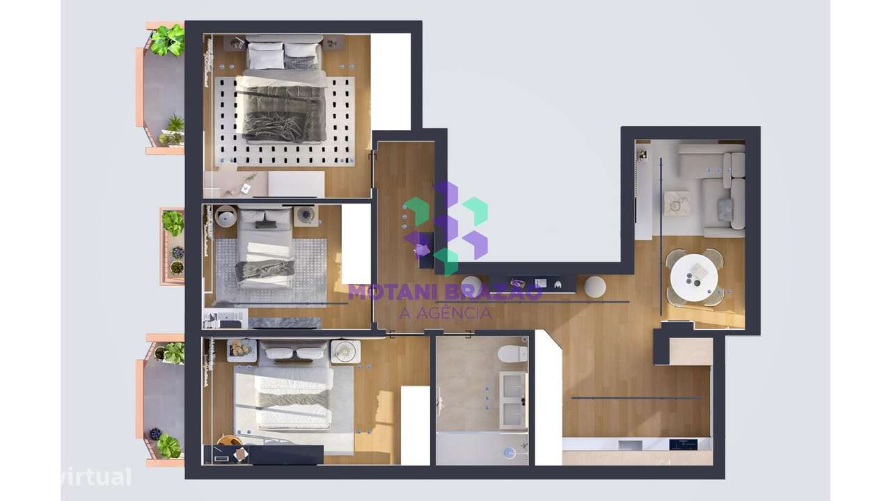 Apartamento T3  Santo André-18