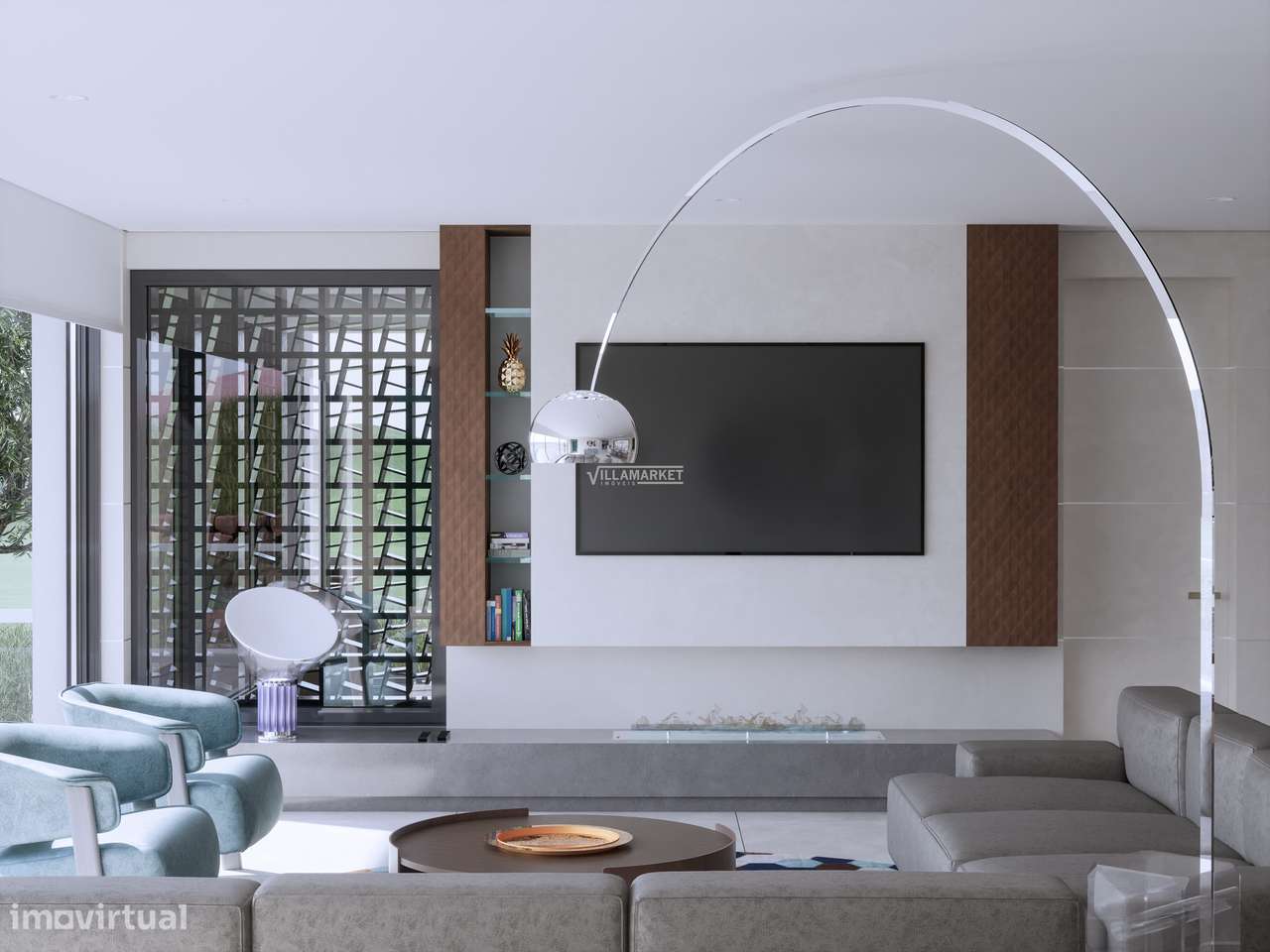 LUXUOSA VILLA V4  DE ARQUITETURA MODERNA COM PISCINA SITUADA NA ZONA D-19
