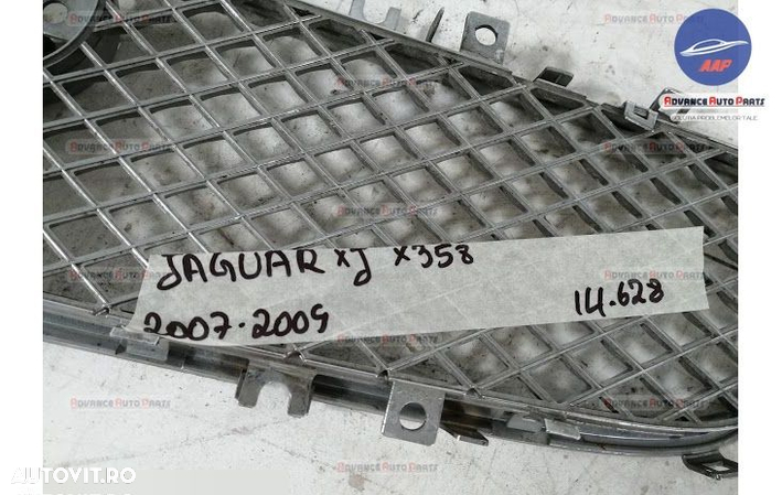 Grila Proiector Stanga Dreapta originala Jaguar XJ X358 (facelift) 2007 2008 2009 Sedan OEM - 4