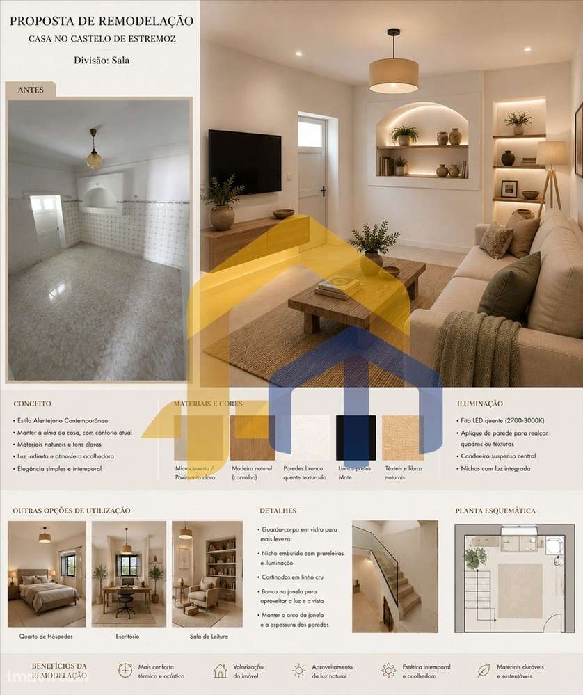 Moradia T1 com Jardim | Dentro da Muralha de Estremoz-6