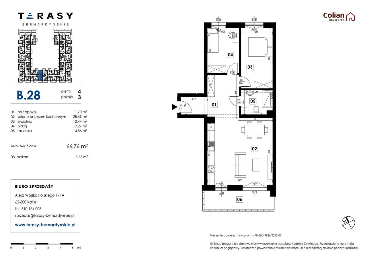 3-pokojowe mieszkanie 67m2 + balkon Bez Prowizji - Pełny obrazek: 2/9