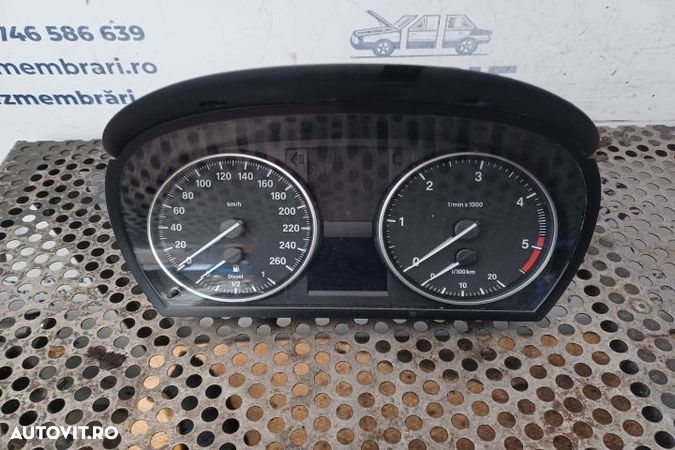 Ceasuri bord 102535086 BMW Seria 3 E91  [din 2004 pana  2010] seria Touring wagon 320d AT (177 hp) - 1