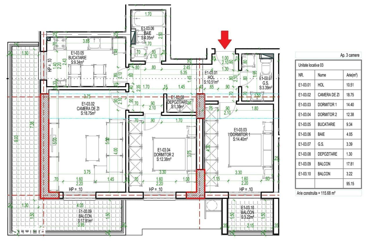 Apartament 3 Camere  | Metrou 1 Decembrie 1918 | Sector 3