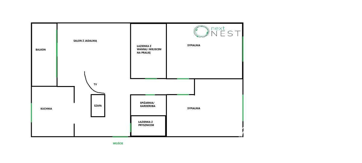 3 pokoje z garażem w centrum Piaseczna Jana Pawła-15