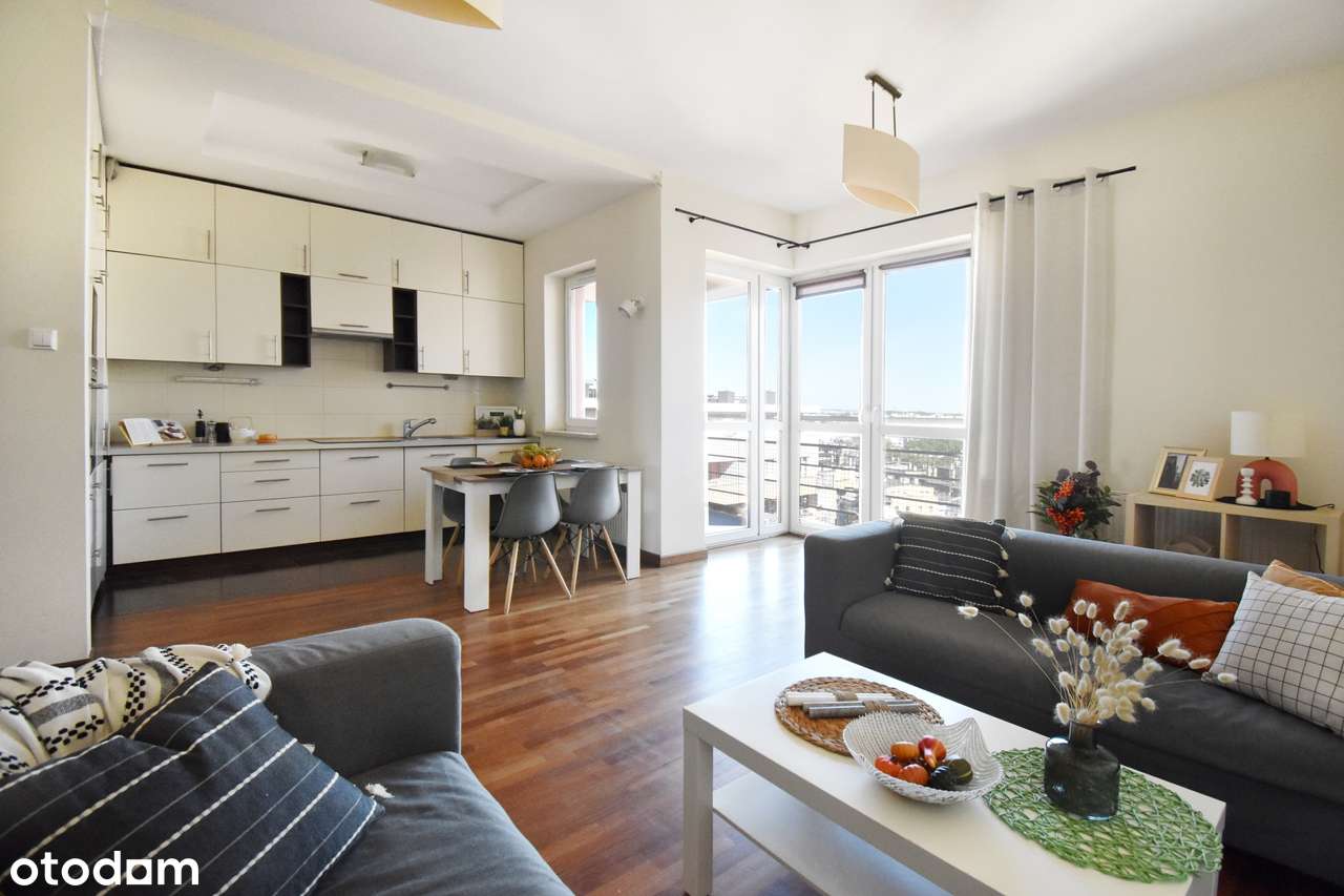 Dwa duże tarasy | jednopoziomowe | winda | komórka | garaż podziemny - Pełny obrazek: 1/19