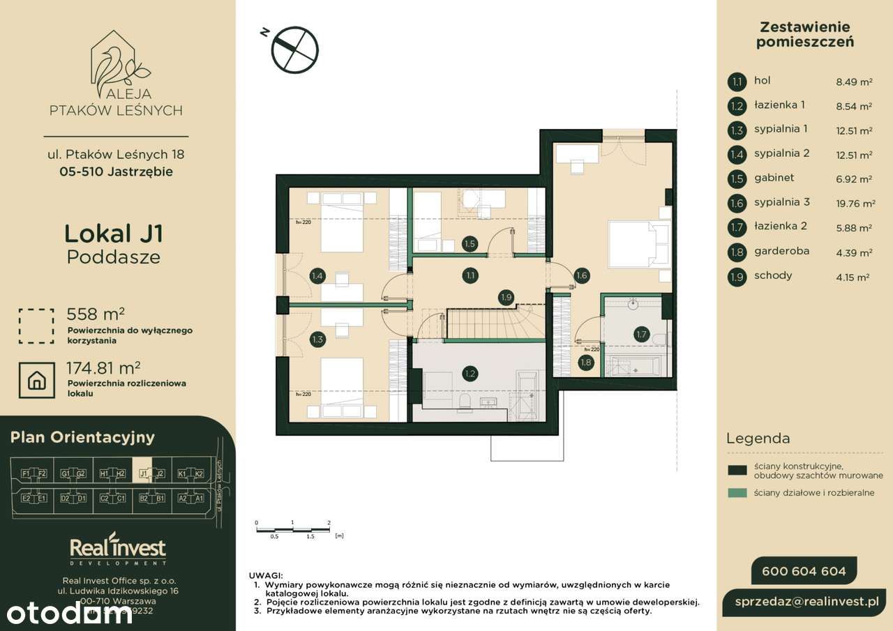 5-pokojowy dom 175m2 + ogródek Bezpośrednio - Pełny obrazek: 3/9