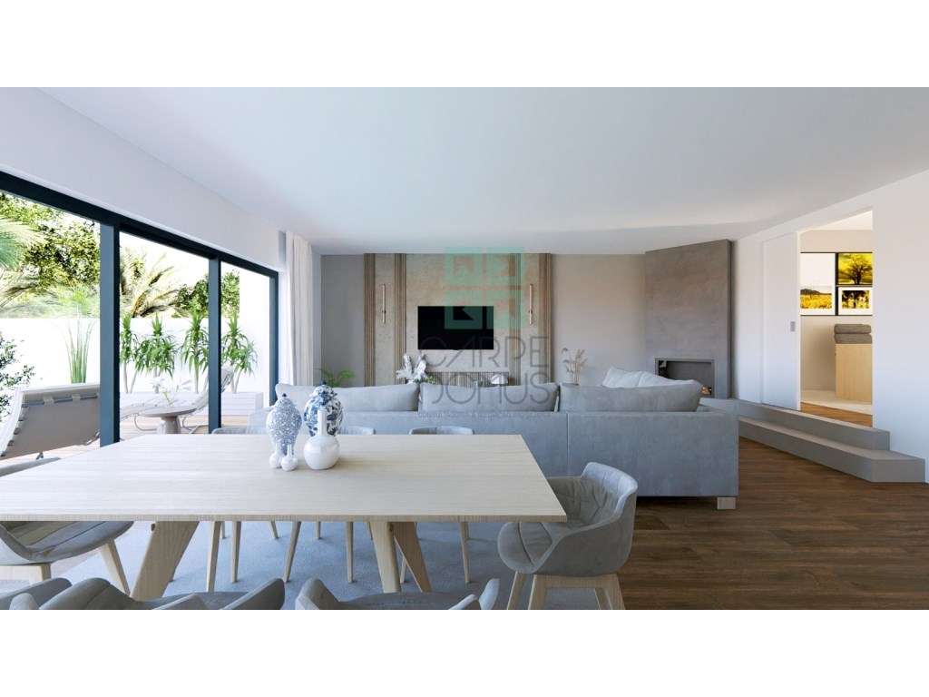 Lote com projeto aprovado, piscina e vistas de mar, centro de Tavir...-53