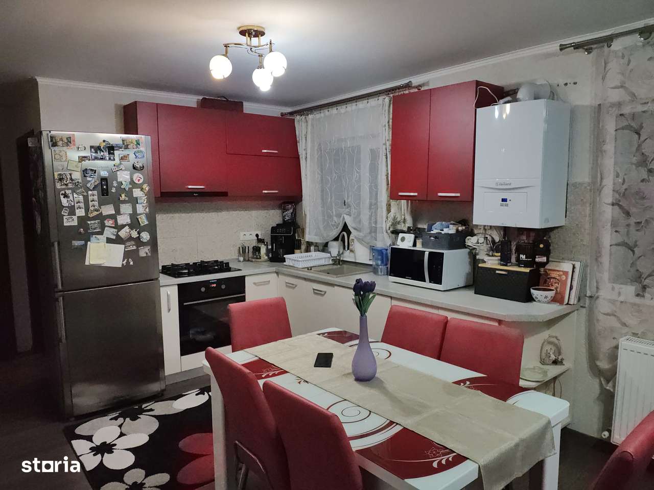 Casa pe un singur nivel, 100 mp teren 500 mp,mobilat, utilat,  Nazna-7