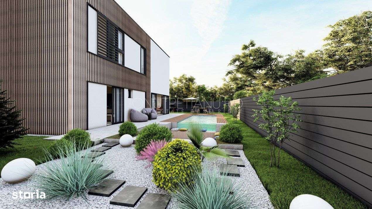 Vila moderna posibilitate personalizare – piscina exterioara si gara-10