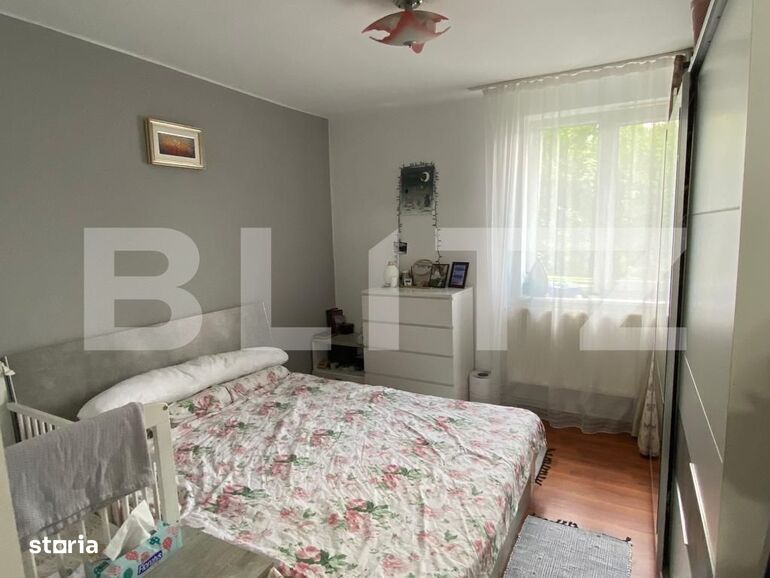 Apartament 2 camere, 43 mp, semidecomandat, zona Centrala