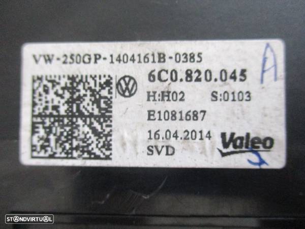 Comando Sofagem Ar Condicionado VW Volkswagen Polo 2014 a 2017 - 2