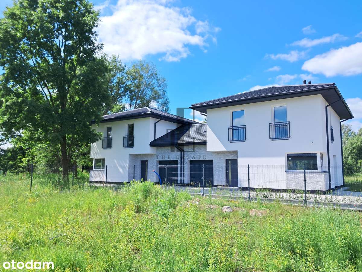 Bliźniak w Halinowie | 5 pokoi | pompa ciepła