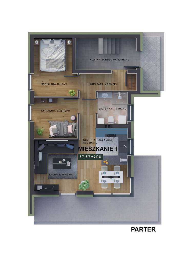 Bochnia, ul. Proszowska - mieszkanie na SPRZEDAŻ-5