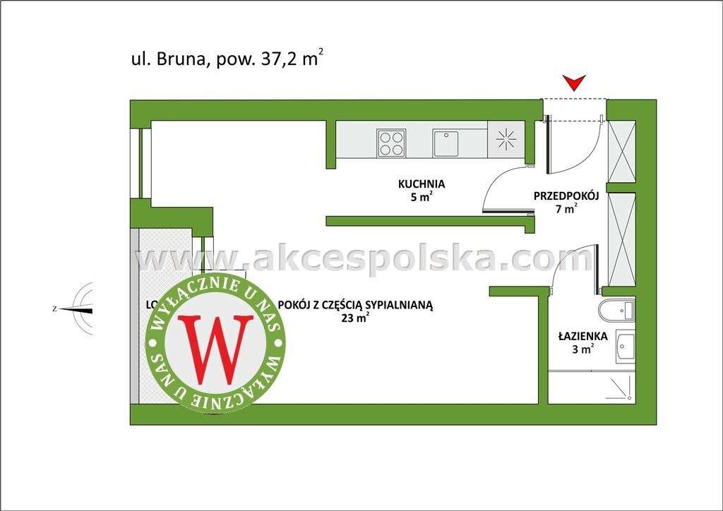 Mieszkanie z dużym potencjałem do aranżacji-0