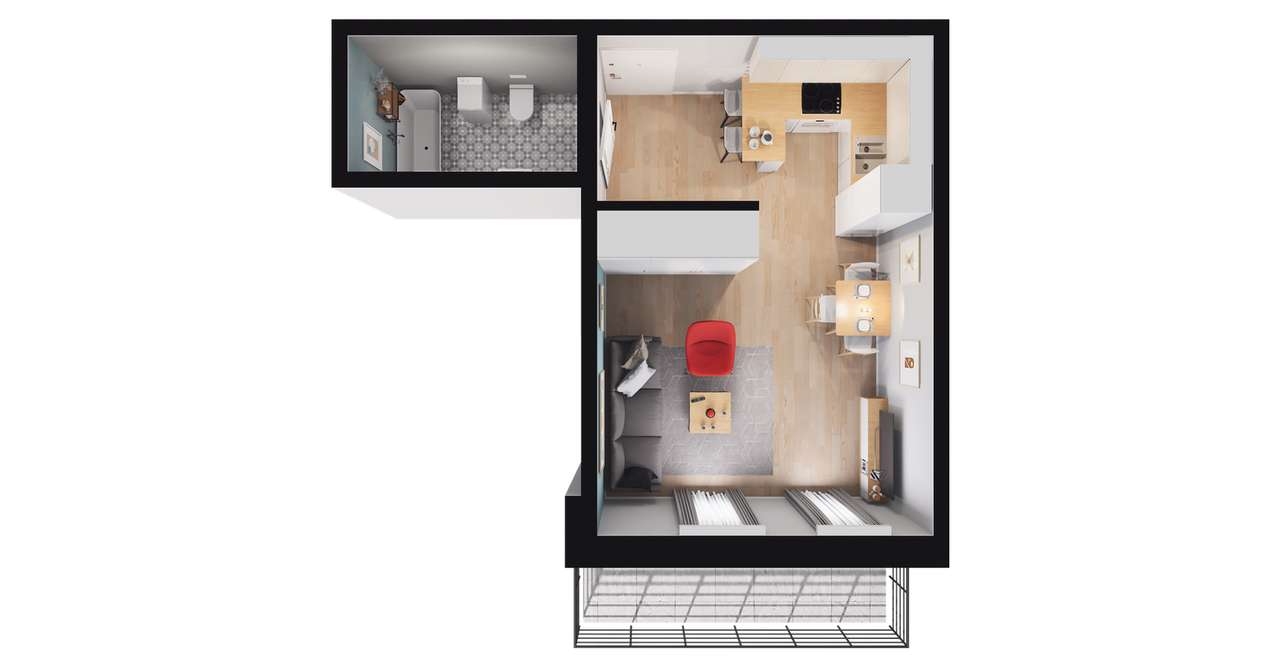 Twój Apartament Perła Mórz M48 - Pełny obrazek: 3/9