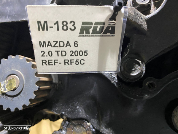 M183 Motor Para Peças Mazda 6 2.0 Td De 2005 Ref- RF5C - 5