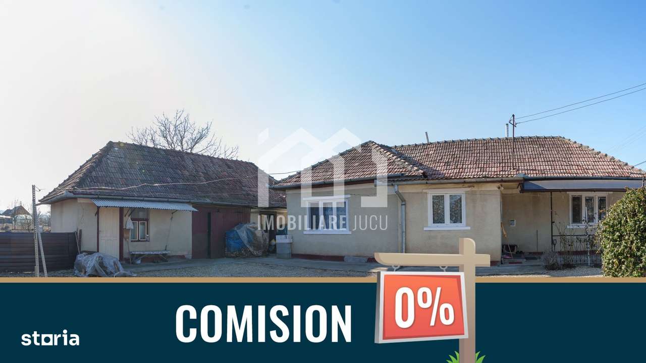 COMISION 0% Casa individuala 2 camere, 77mp, teren 1010mp, Jucu de Sus - Imagine principală: 1/11