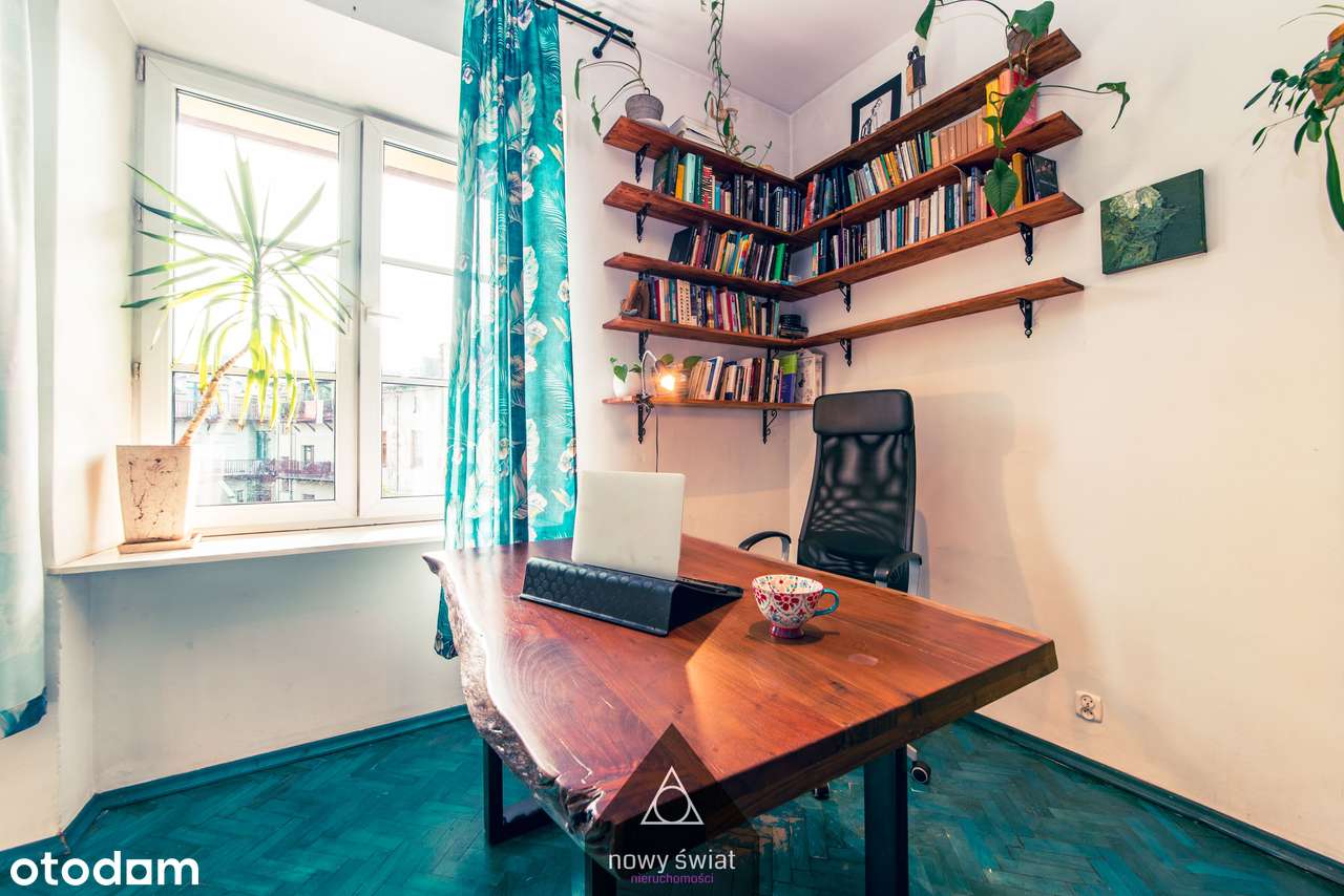 Kazimierz | 55,3 m² | 2 pokoje |wysokie 3.1m |słoneczne | Bez prowizji-1