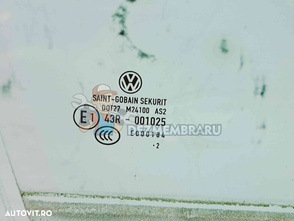 Geam usa dreapta fata Volkswagen Tiguan (5N) [Fabr 2007-2016] OEM - 2