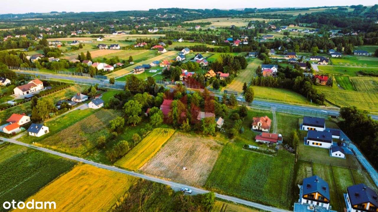 Na sprzedaż działka budowlana 916 m² Trzciana, gm.-3