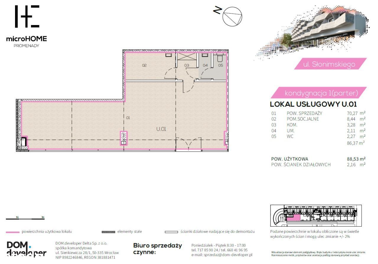 Nowy lokal usługowy - Promenady Wrocławskie