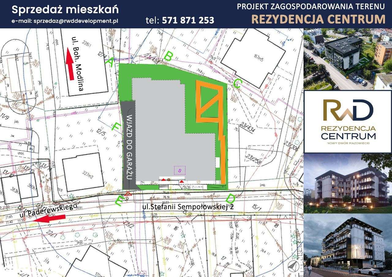 Rezydencja Centrum - ścisłe centrum Nowego Dworu Mazowieckiego - 1 pok - Pełny obrazek: 4/6