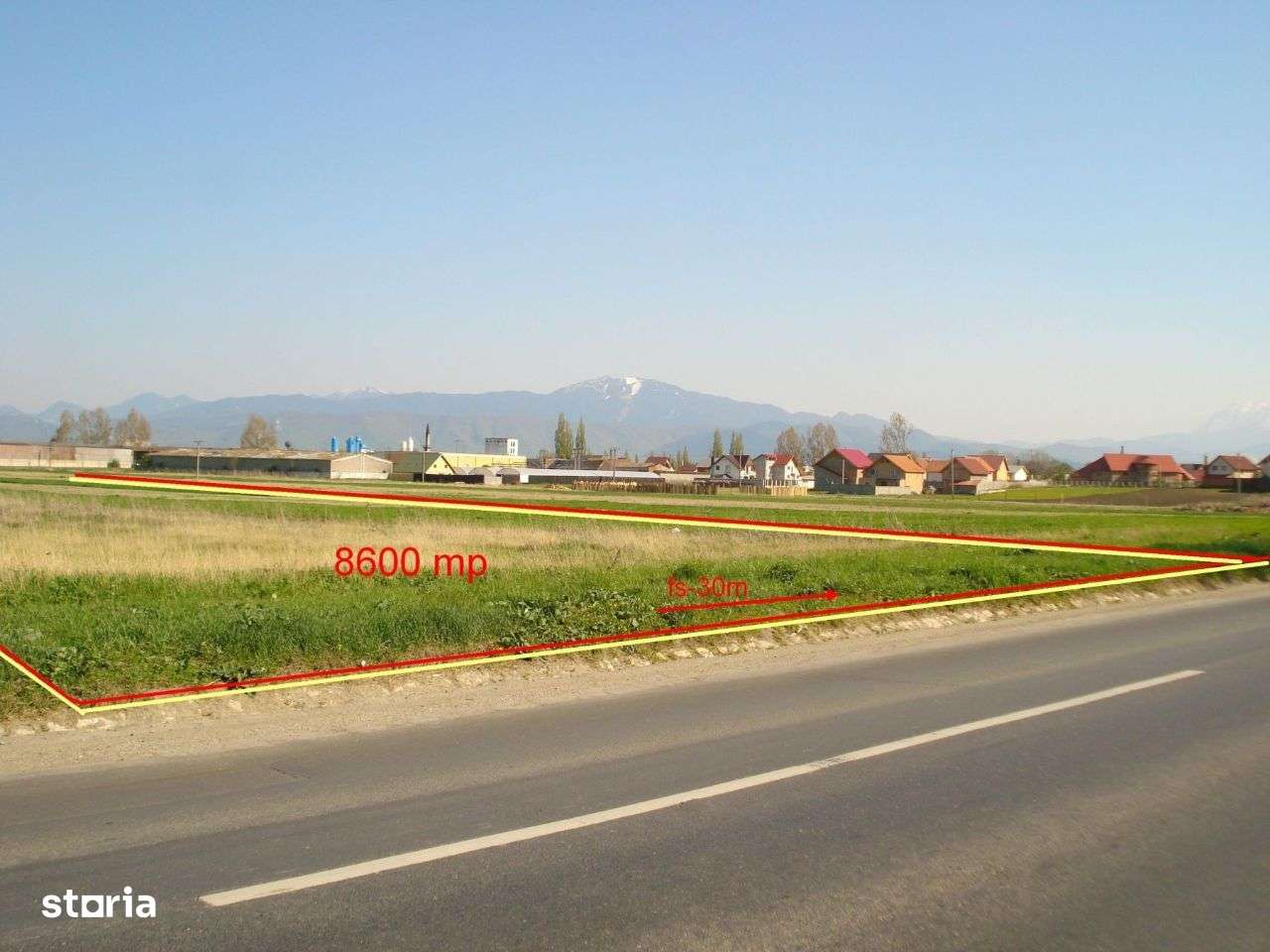 Teren Codlea la DN, ideal cartier rezidential si comercial - Imagine principală: 2/7