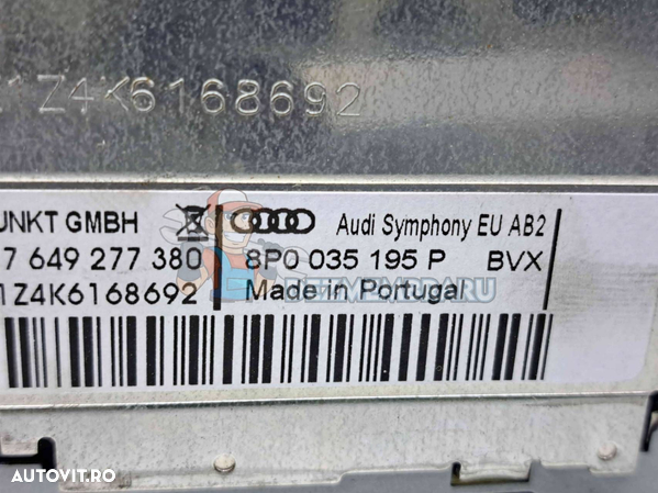 Radio CD Audi A3 Sportback (8PA) [Fabr 2004-2013] 8P0035195P - 2