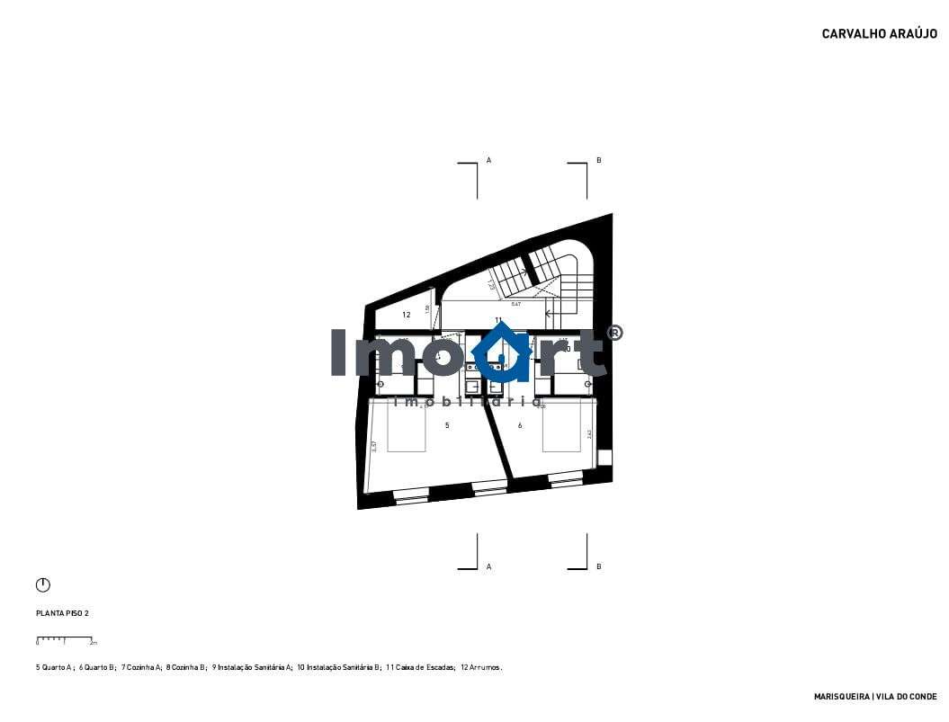 Prédio misto em frente ao Rio e Marina de Vila de Conde, com projeto-33