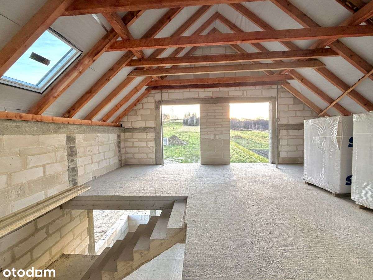 Dom NA Widokowej Działce - 5 Pokoi-Stan Surowy - Pełny obrazek: 4/8