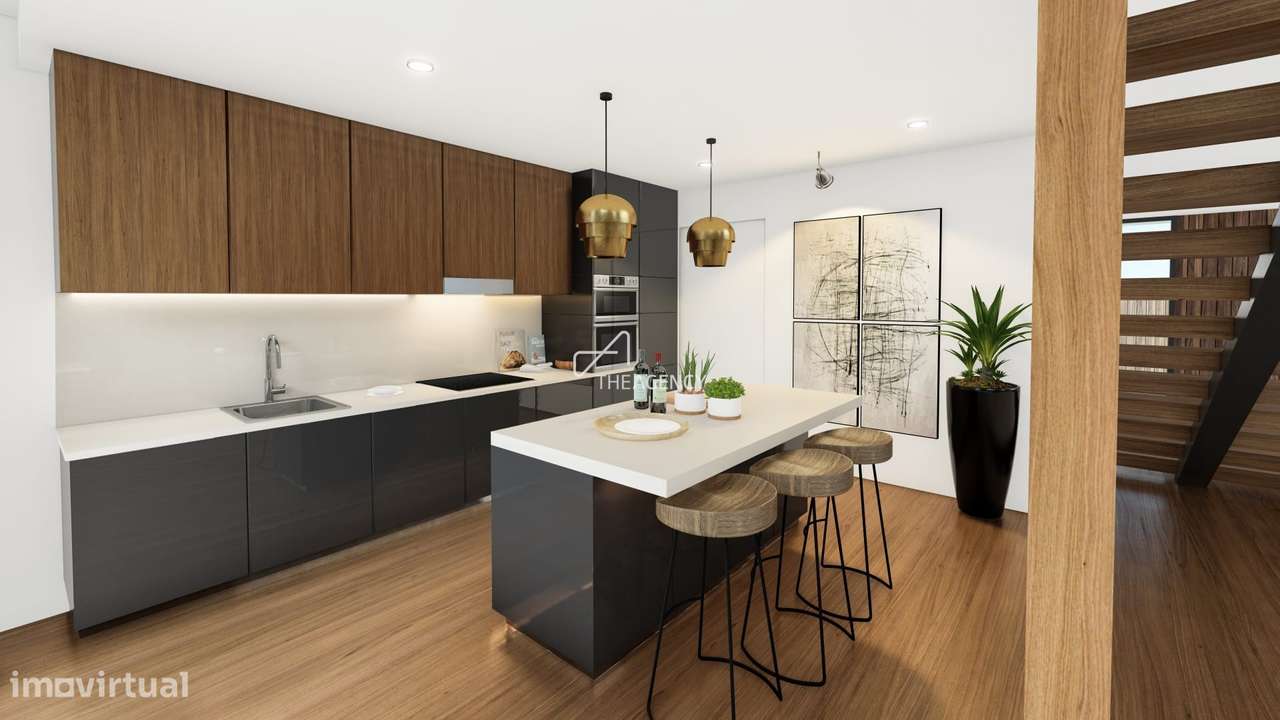 Moradia T4 Contemporânea em projeto - Grande imagem: 5/9