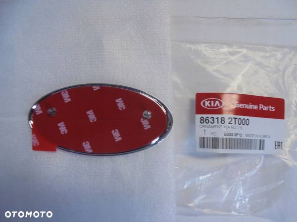 ZNACZEK EMBLEMAT KIA PICANTO III 17- 86318-2T000 - 2