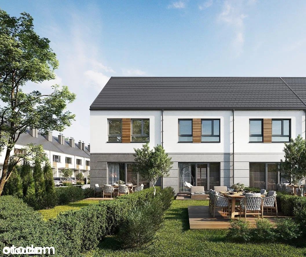 DOM pod lasem-szeregówka 101m²+ogródek 42m²