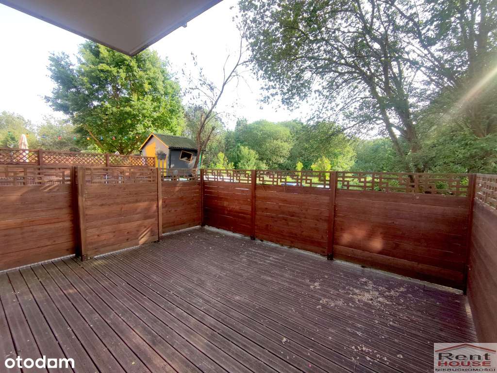 2 pokoje z tarasem, ogrodem, miejsce postojowe,-3