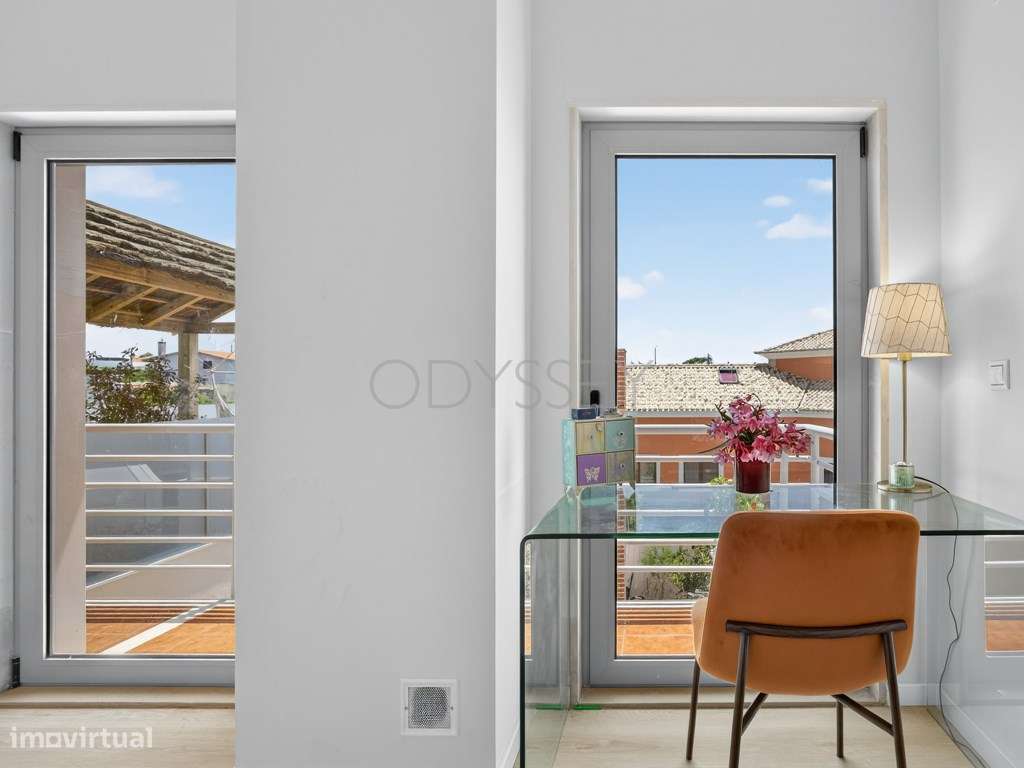 Villa entre litoral e campo com vista mar perto da Ericeira-46