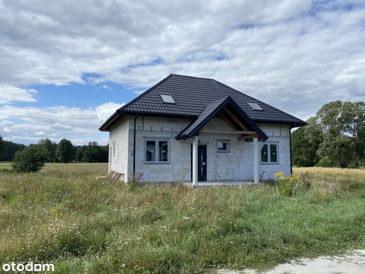 Dom wolnostojący w stanie surowym 113m2 | działka 1263m2 | Franciszków-0