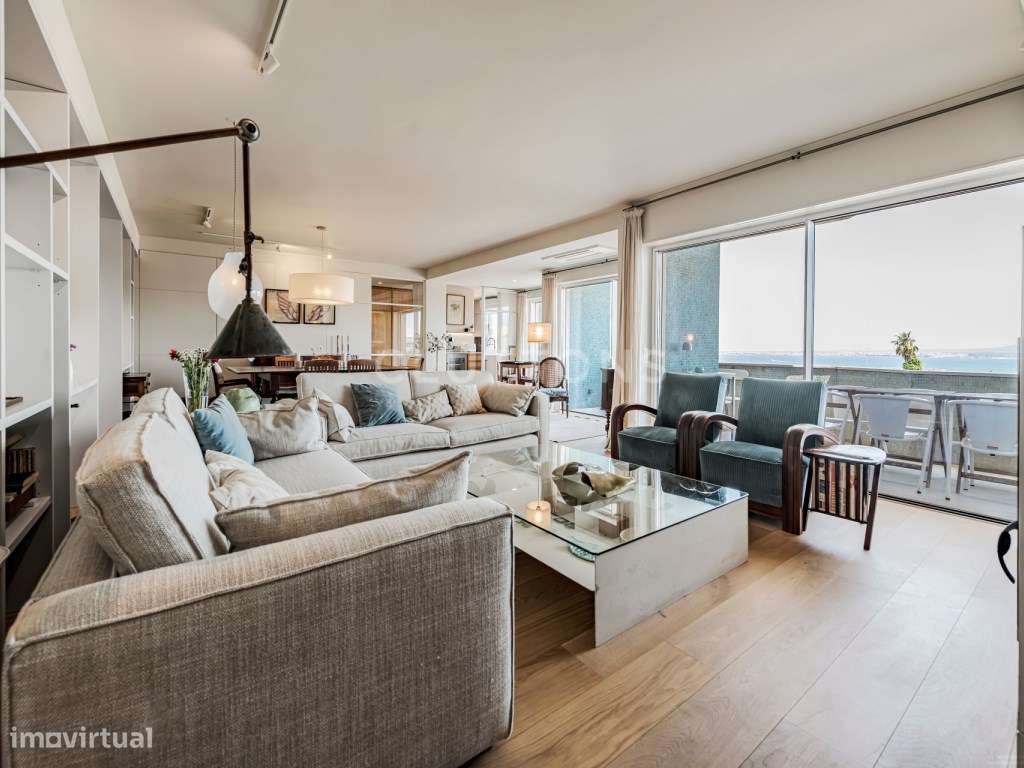 T4 exclusivo na Estrela-Lapa, viver com o Tejo ao fundo, Terraços e...-6