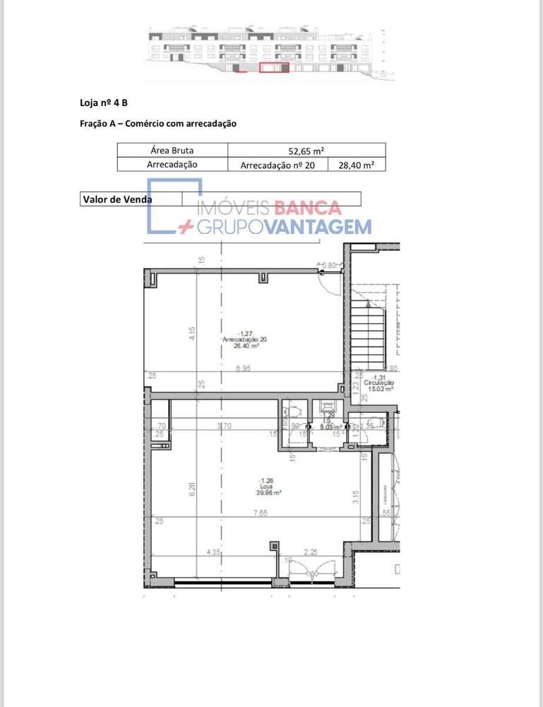 Loja para Venda em Santo Antão do Tojal  52,65 m² + Arrecadação-10
