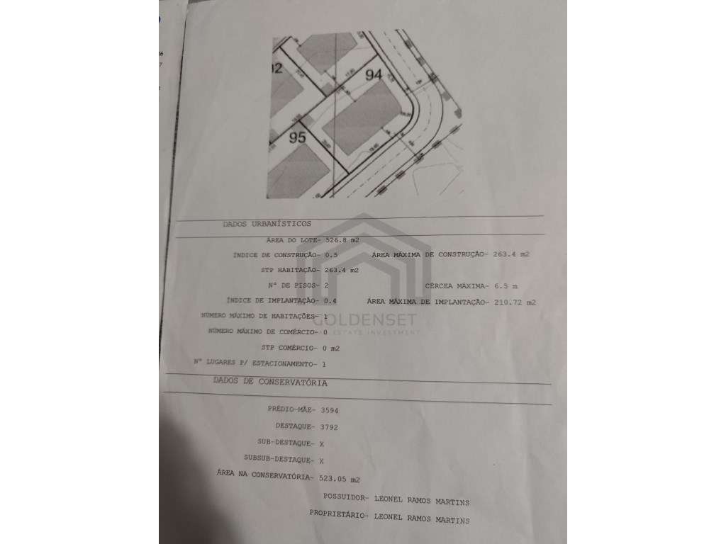 TERRENO URBANO EM COINA | 523,50 m² | POTENCIAL PARA 2 MORADIAS GEM...-5