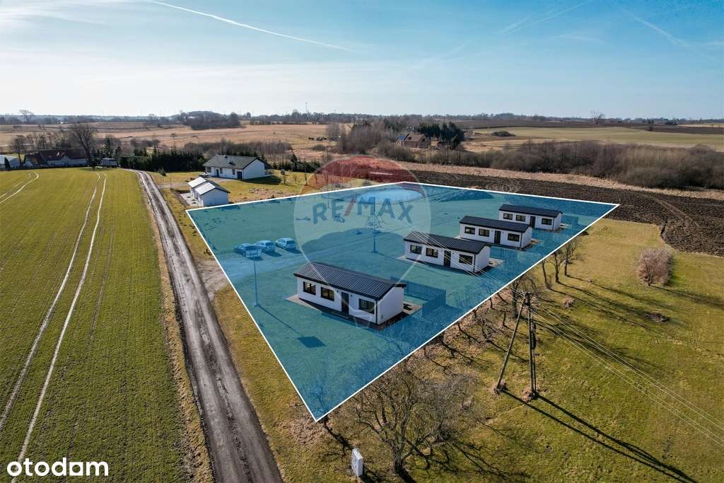 4 domki całoroczne | działka 5643 m2 | inwestycja