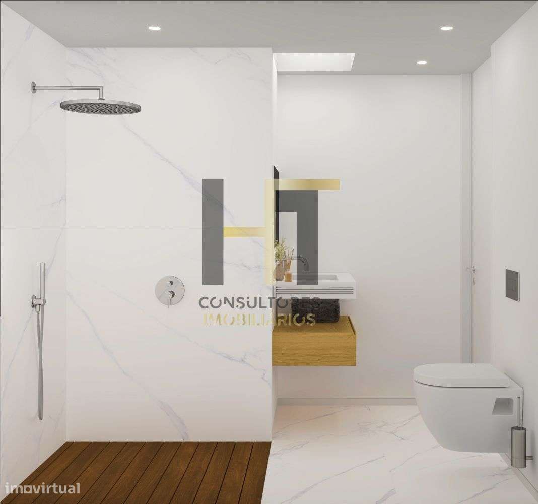 MORADIA T3 | 3 SUÍTES | BOX 2 VIATURAS | 2 FRENTES | VARANDA | JARDIM-9